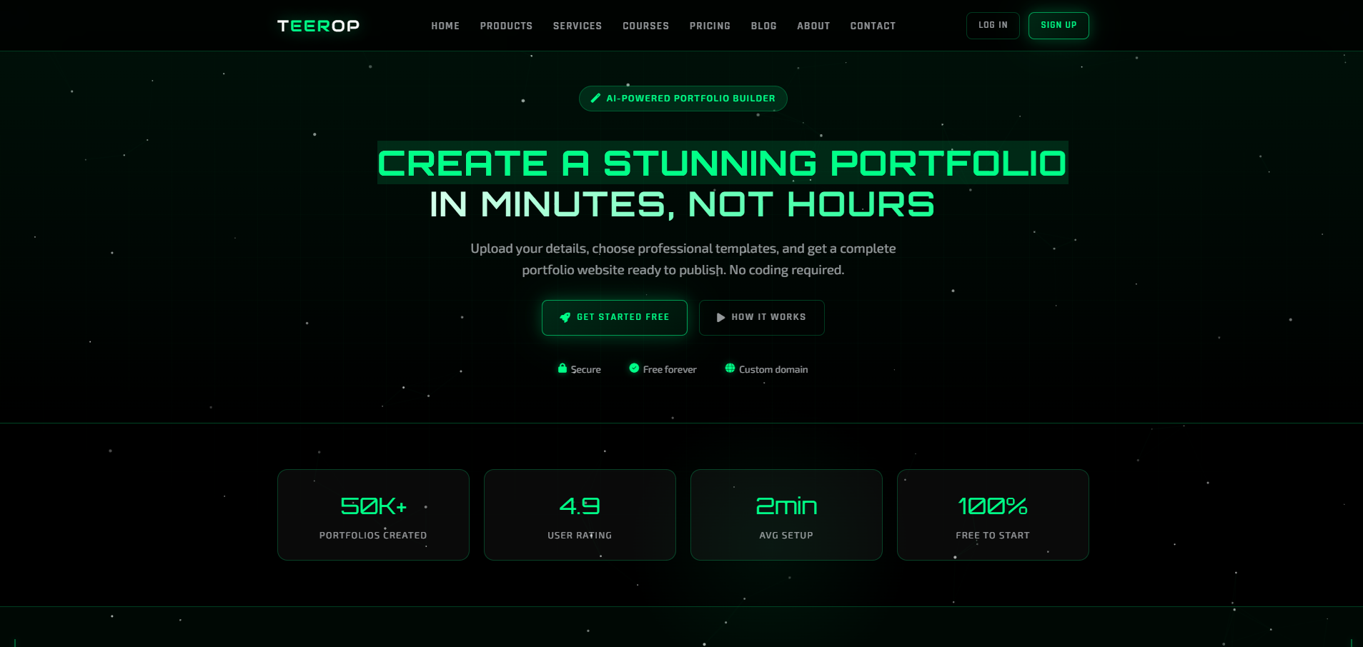 AI PORTFOLIO BULILDER